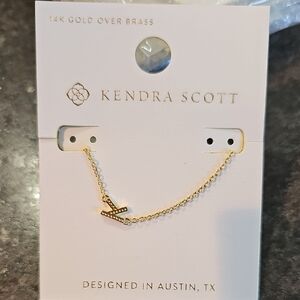 Kendra Scott Gold K Initial Necklace